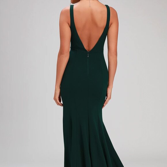 Aperitif Emerald Green Sleeveless Maxi Dress - Picture 2 of 3